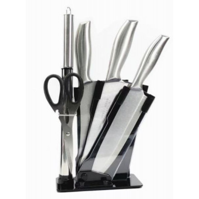 Набор ножей на подставке 6предметов, металл