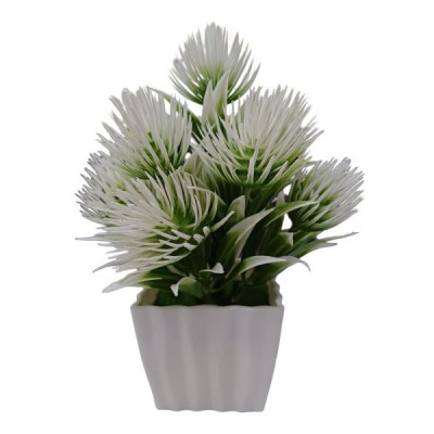 Цветы искуственные в горшке 14*6,5см