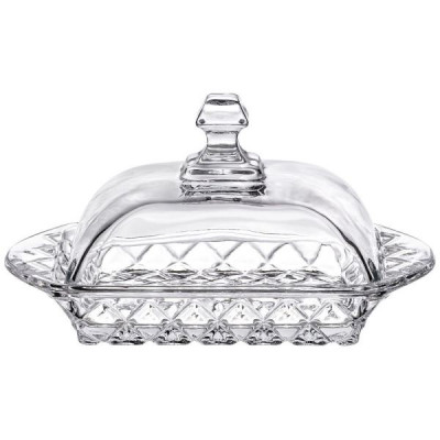 Масленка стекло H90mm/Ф171*105-108*83mm