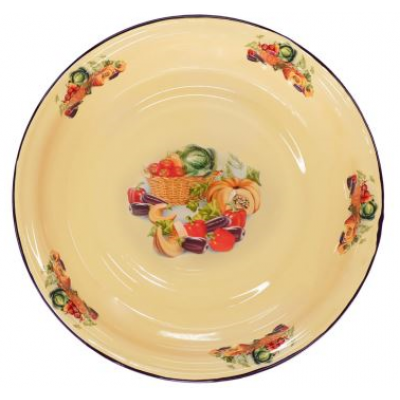 Блюдо 4,5л крем. Урожай