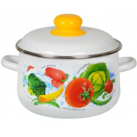 Кастрюля 4,0 л конич. ОВОЩНОЙ ФРЕШ (белосн.)