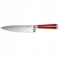 AK-2080/A Поварской нож из нержавеющей стали красная ручка "Burgundy" 8" (20,32 см) (72/12)