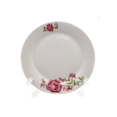 Тарелка "8" Розовый пион 200мл
