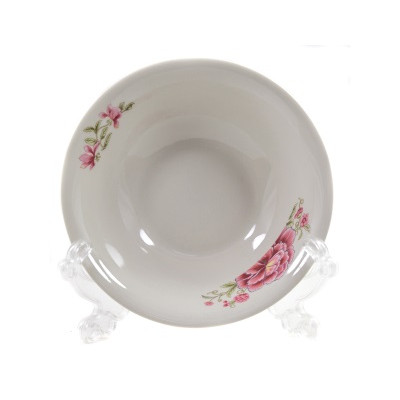 Салатник "7" 600мл, Розовый пион 180мм