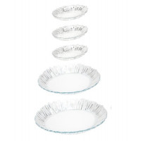 Аврора" набор тарелок (1*10546, 1*10547, 3*10545) 950132