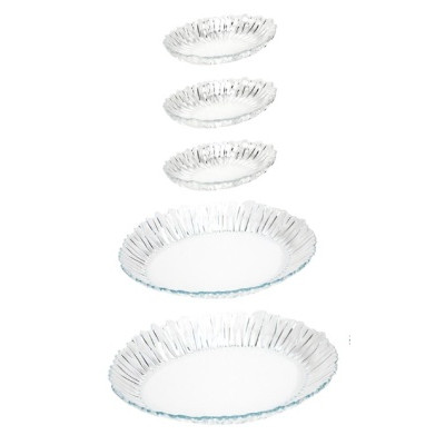 Аврора" набор тарелок (1*10546, 1*10547, 3*10545) 950132