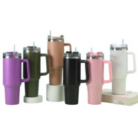 Термокружка 1200 мл с трубочкой