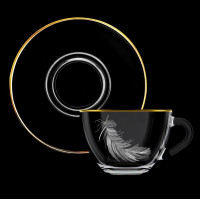 Чайная пара арт.337-Г34 "Перо"