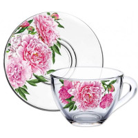Чайная пара арт.337-Д "Пионы"