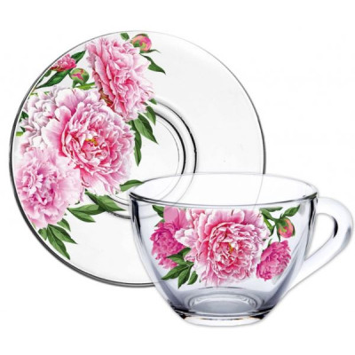 Чайная пара арт.337-Д "Пионы"