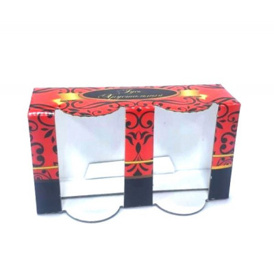 Коробка м/г под 2стопки 1022(красная)