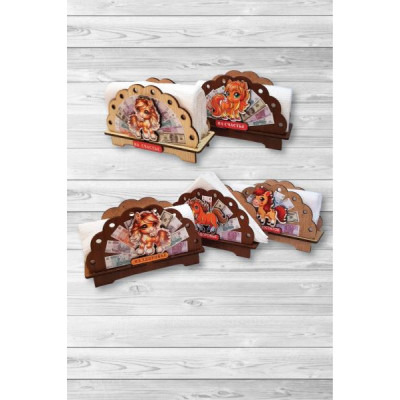 Салфетница "С лошадкой" сувенир-подставка Т 1253