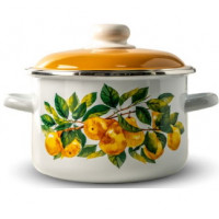 Кастрюля 2,0 л цил. ГРУШЕВЫЙ САД белосн.(8)