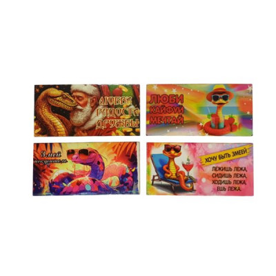 Магнит"Символ года 2025", фанера+лак, в ассортименте 5*10см ФИКСЦЕНА