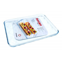 Borcam"жаропр форма-противень рифленая, 1100 мл, h20мм, 334*244 мм 590066 OB