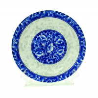 Тарелка керамическая 9" 230мм плоская рис "Адель"