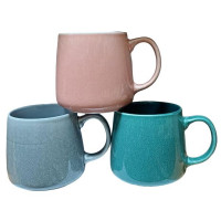 Кружка "Цветная бочка" 310мл, 4дизайна