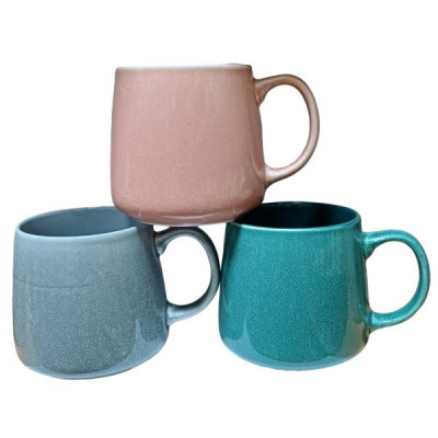 Кружка "Цветная бочка" 310мл, 4дизайна