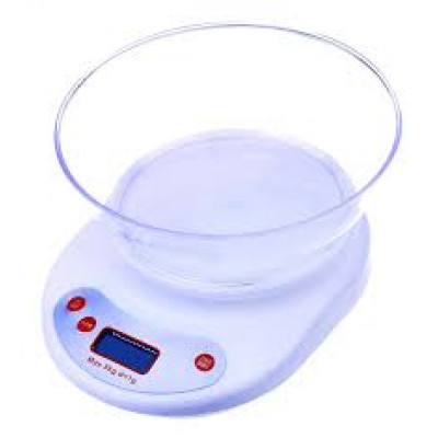 Кухонные весы с чашей (до 5кг)19*24см, чаша 1250мл