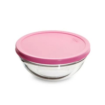 Chef\'s салатник с розовой пластиковой крышкой (d=170 мм) россыпь с сеп. 53563/SEP вывод
