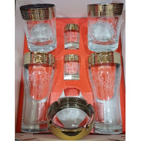 Мужской набор гравировка(2бок+2стакана+2стопки+пепельница)