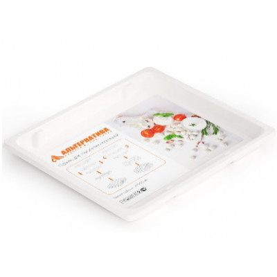 Поднос 36*31*3см д/заморозки пельменей БЕЛЫЙ