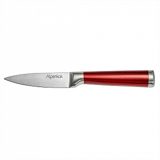 AK-2080/E Нож для чистки овощей с красной ручкой "Burgundy" 3,5" (8,89 см) (120/12)